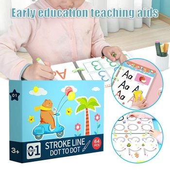 Kids Educational Learning Tracing Book 64 Pages