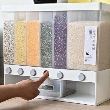 Wall Mounted 10 Kg Rice & Pulses Dispenser