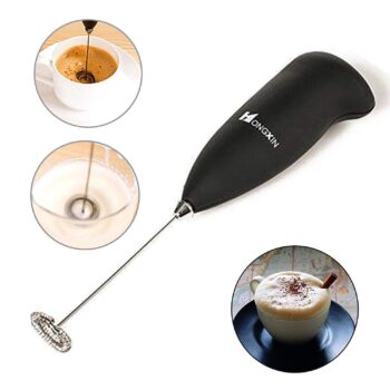 Battery operated coffee beater