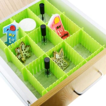 4 Strips Adjustable Drawer Organizer