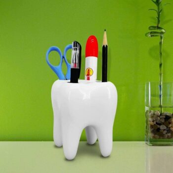 4 hole tooth style toothbrush holder