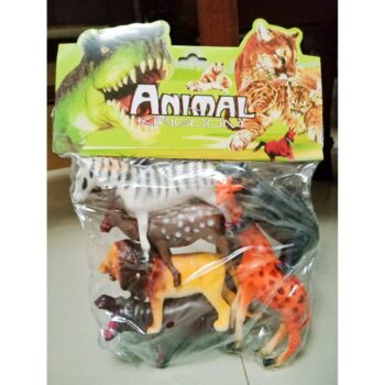 Wild Animals Set – Durable Hard Rubber Toys