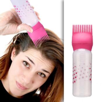 Silicone Hair Oil Comb Bottle Brush