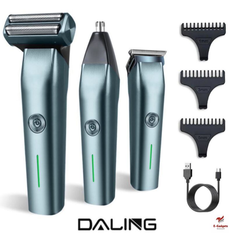 DALING Rechargeable 3-in-1 Grooming Kit